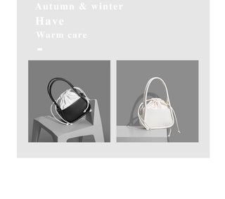 drawstring bucket bag
