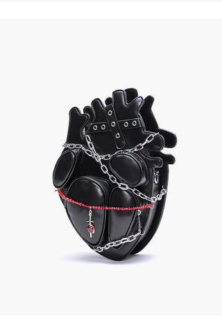 gothic heart backpack
