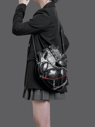 gothic heart backpack