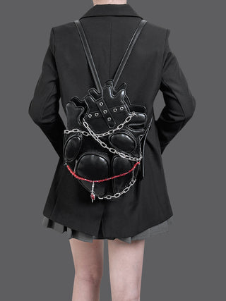 gothic heart backpack