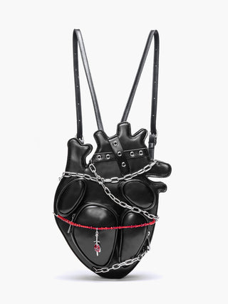 gothic heart backpack