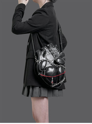 gothic heart backpack