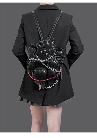 gothic heart backpack