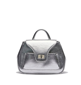 silver chain backpack