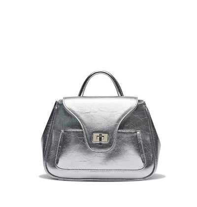 silver chain backpack