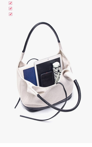 artistic canvas tote