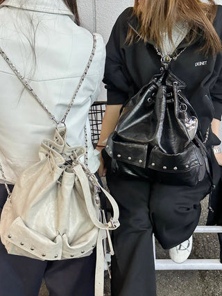 chain bucket bag