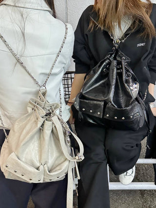 chain bucket bag