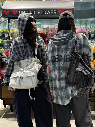 chain bucket bag