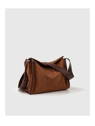 suede Boston bag