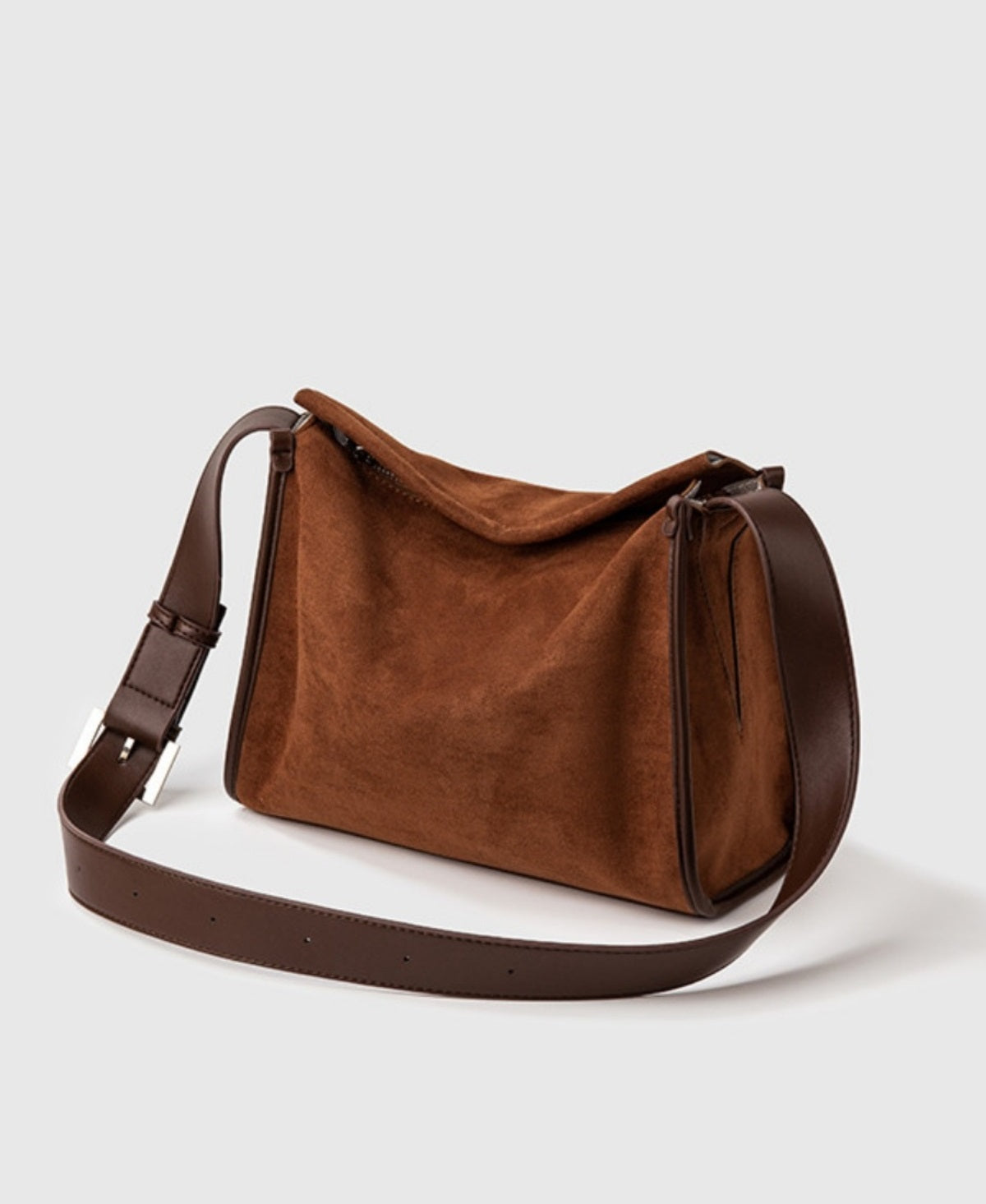 suede Boston bag – Uncut-Trends