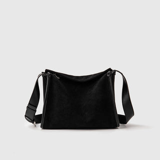 suede Boston bag