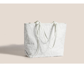 pleated class tote