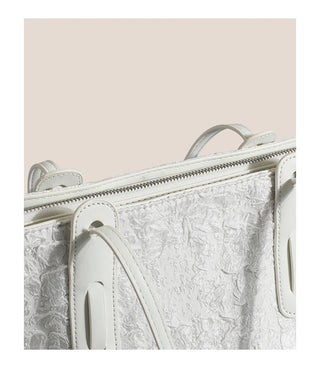 pleated class tote