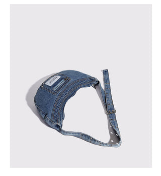 half-moon jean bag