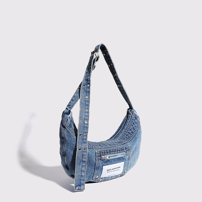 half-moon jean bag