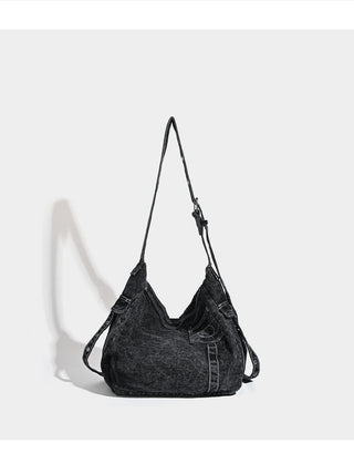 washed jean messenger