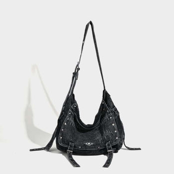 washed jean messenger