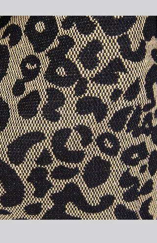 leopard canvas tote