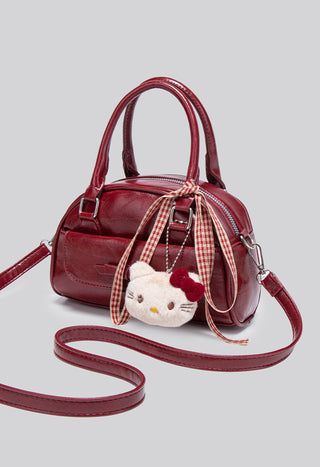 red wedding bag
