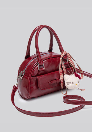 red wedding bag