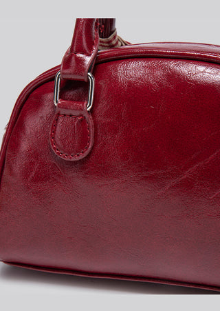 red wedding bag