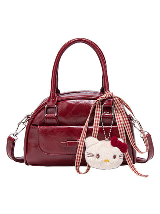 red wedding bag