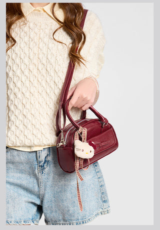 red wedding bag