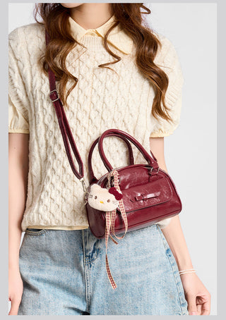 red wedding bag