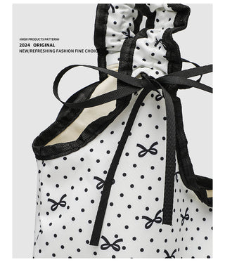 polka dot canvas