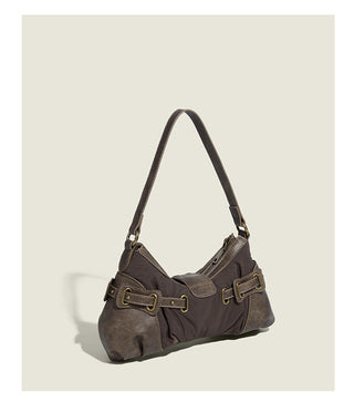 brown crescent bag