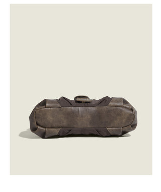 brown crescent bag