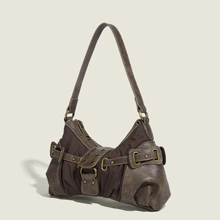 brown crescent bag