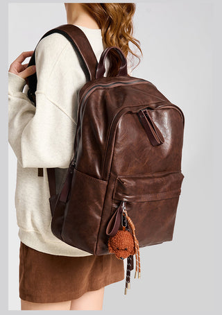 vintage college backpack