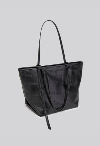 crocodile commuter tote