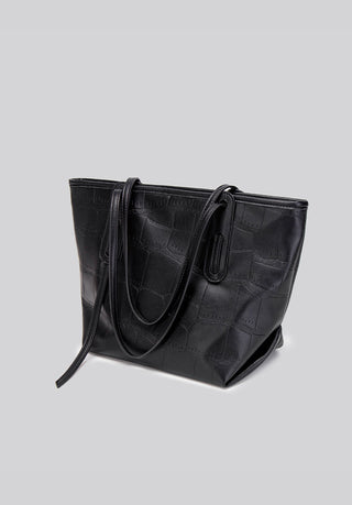 crocodile commuter tote