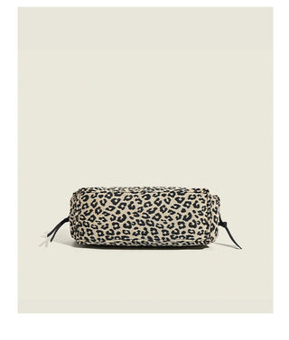leopard baguette bag