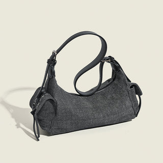 leopard baguette bag