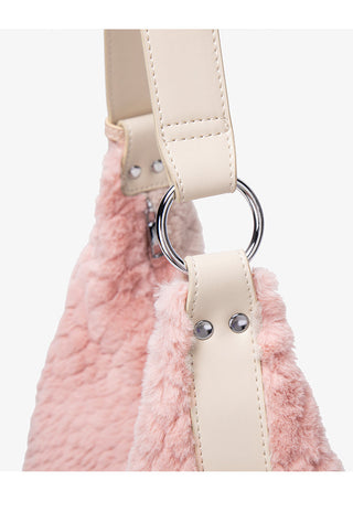 plush underarm tote