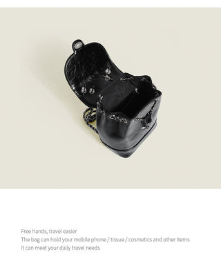wax chain backpack