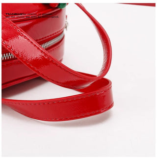 red bridal bag
