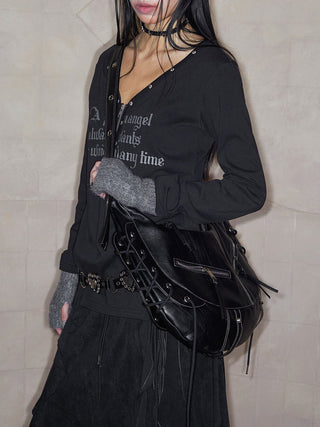 punk motorcycle satchel