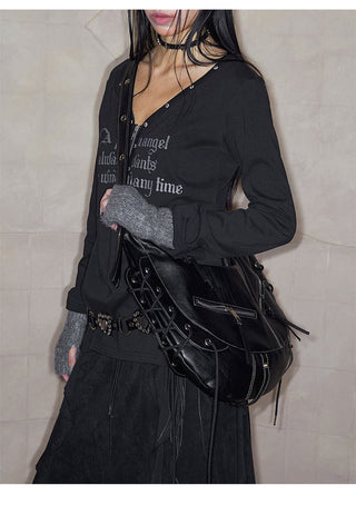 punk motorcycle satchel