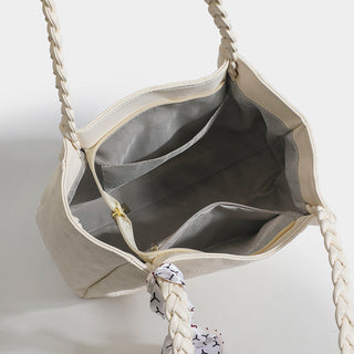 woven belt tote