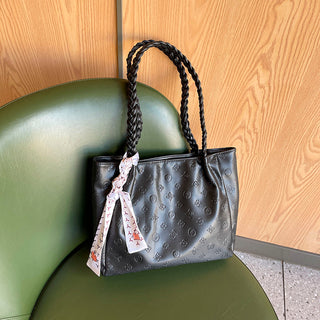 woven belt tote