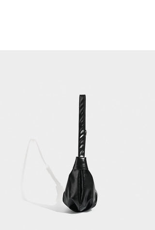 pleated croissant bag