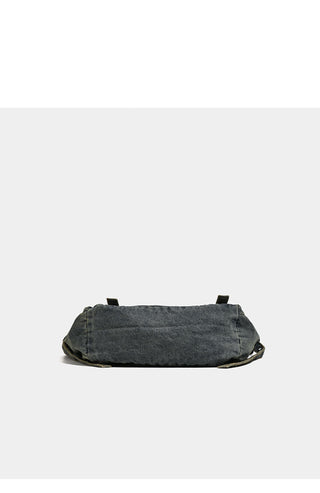 washed denim tote