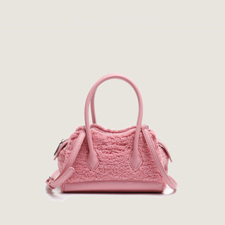 fur square bag