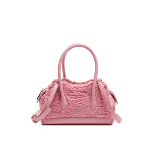 fur square bag