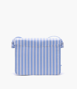 striped bow bag